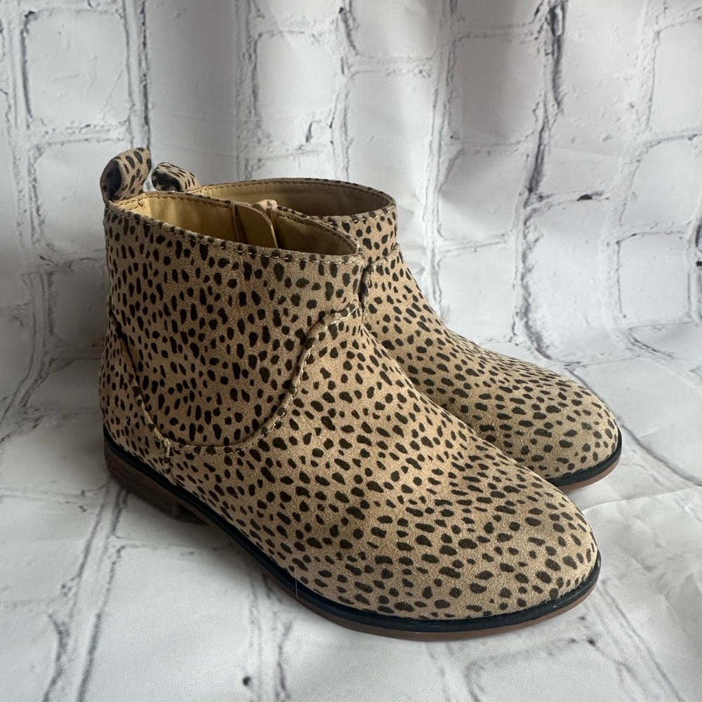 Leopard Print Ankle Boots